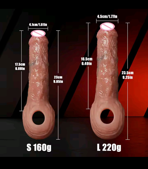 Manchon de pénis pour homme, extension d'agrandissement du pénis
